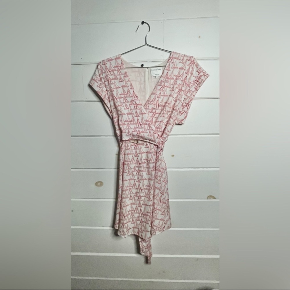 Privacy Please boat Wrap Dress